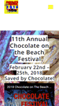 Mobile Screenshot of chocolateonthebeachfestival.com